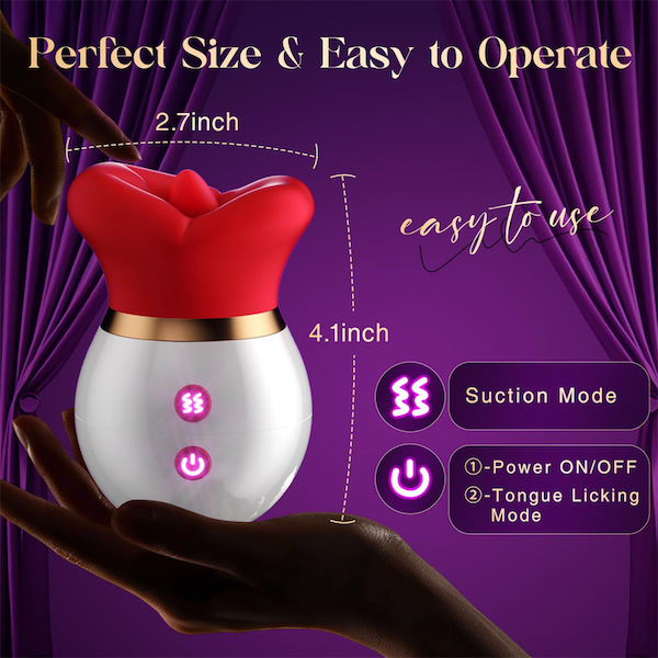 Máy rung hút liếm 3 in 1 massage điểm G 10 chế độ cực phê