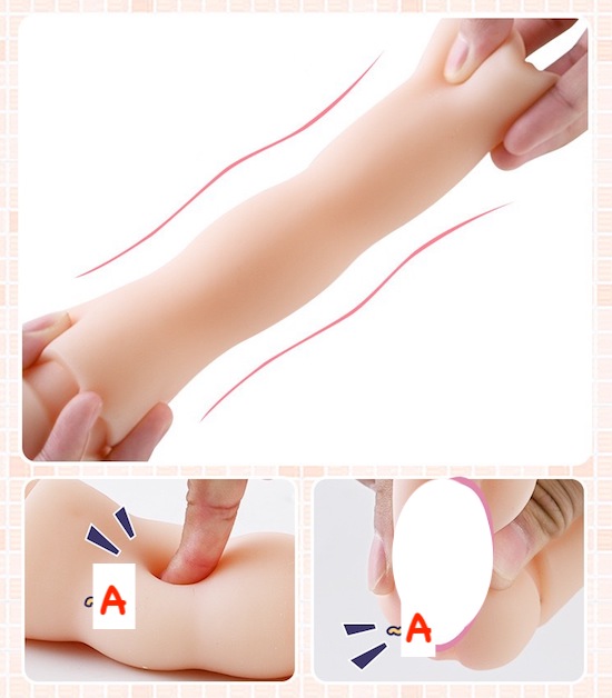 Cốc thủ dâm hậu môn Handjob trà sữa tự xử siêu sướng