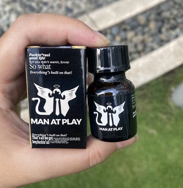 Popper Man At Play đen 10ml chính hãng cho Top Bot cực mạnh