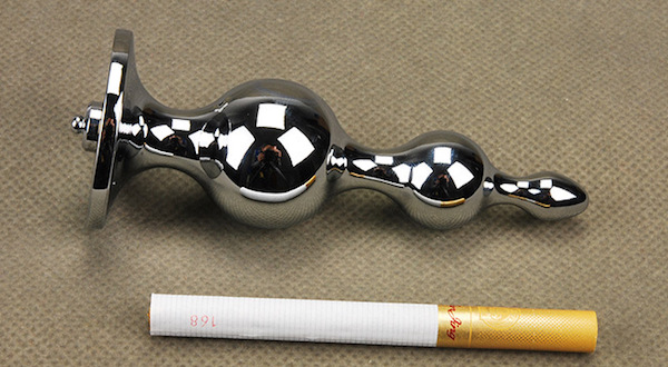 Bộ xung điện kích thích hậu môn niệu đạo bằng kim loại sextoy bạo dâm