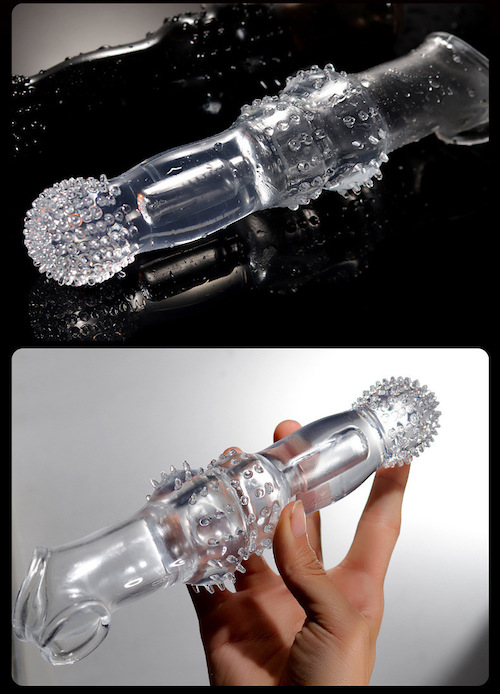 Bao cao su đôn dên BigMac gân gai rung mạnh có quai đeo