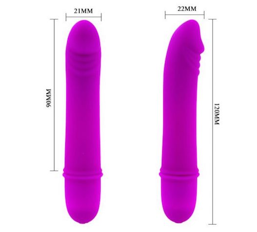 Dương vật giả mini silicon PrettyLove BECH 10 chế độ rung nhỏ gọn tiện lợi
