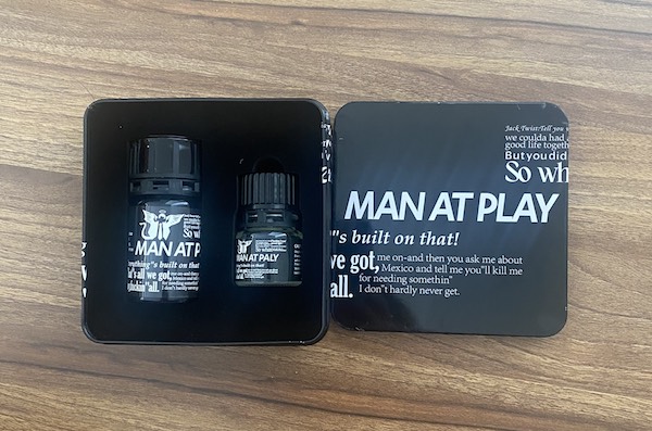 Popper Man At Play Đen 60ml mùi hương mạnh tăng hưng phấn cực nhanh