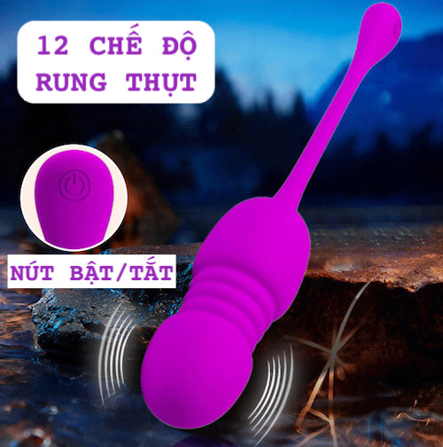 Trứng rung Pretty Love Callieri rung thụt không dây điều khiển từ xa