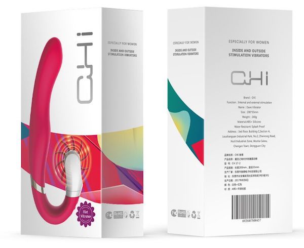 CHI Lưỡi giả dương vật rung xoay 12 chế độ tỏa nhiệt