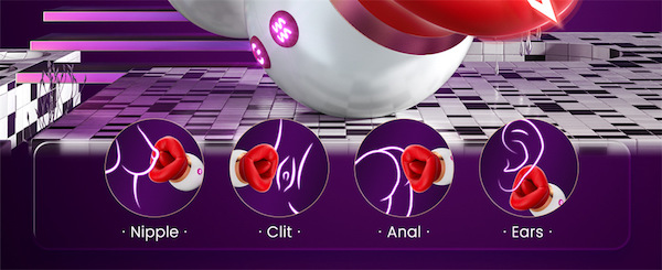 Máy rung hút liếm 3 in 1 massage điểm G 10 chế độ cực phê