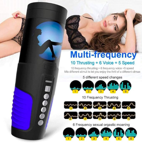 Âm đạo giả Migyy Bond Girls rung thụt tự động cao cấp cho nam