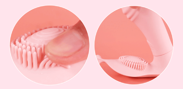 Dương vật giả tai thỏ gắn quần chip rung Lilo We Love 2 đầu massage