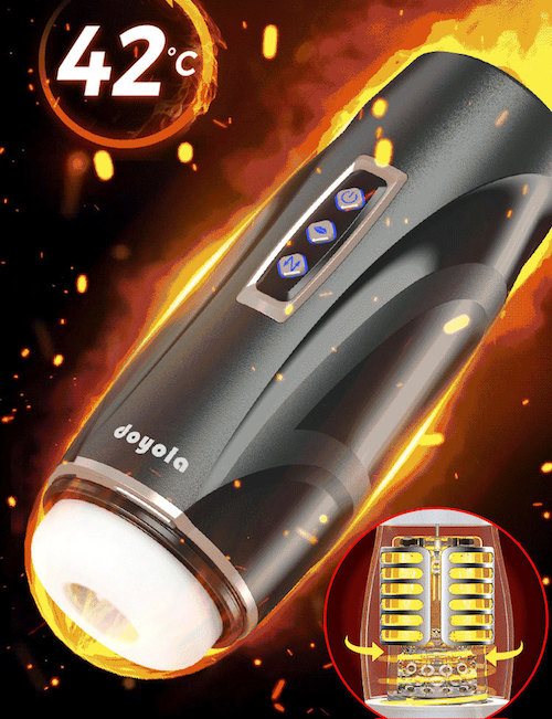 Âm đạo giả đa năng Doyola T380 rung thụt co bóp bú mút tự động