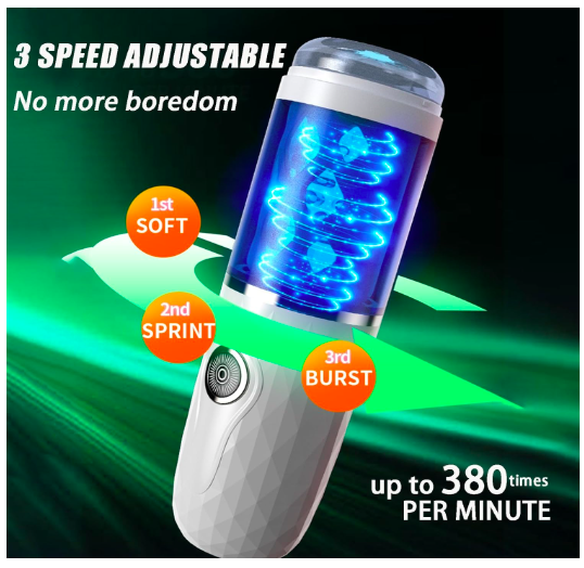 Âm đạo giả đa năng Migyy Ganjiang Masturbator 4D rung thụt xoay tự động