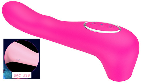 Máy bú mút kết hợp chày rung hai đầu toả nhiệt kích thích điểm G