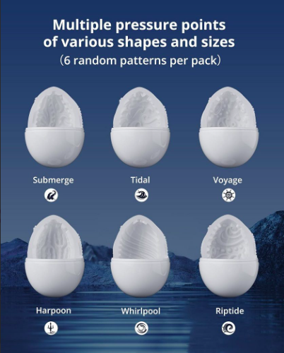 Âm đạo giả nhỏ gọn dạng trứng silicone Lovense Kraken siêu mềm co giãn ngụy trang