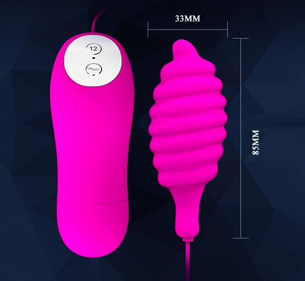 Trứng rung Prettylove Pleasure Shell silicon cao cấp 12 chế độ cực đã