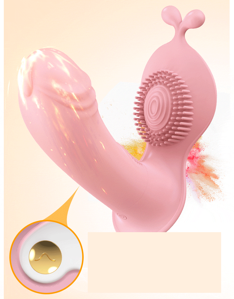 Dương vật giả tai thỏ gắn quần chip rung Lilo We Love massage điểm G