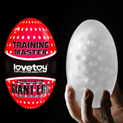 Cốc thủ dâm siêu mềm Lovetoy Training Master Giant Egg hình quả trứng gà