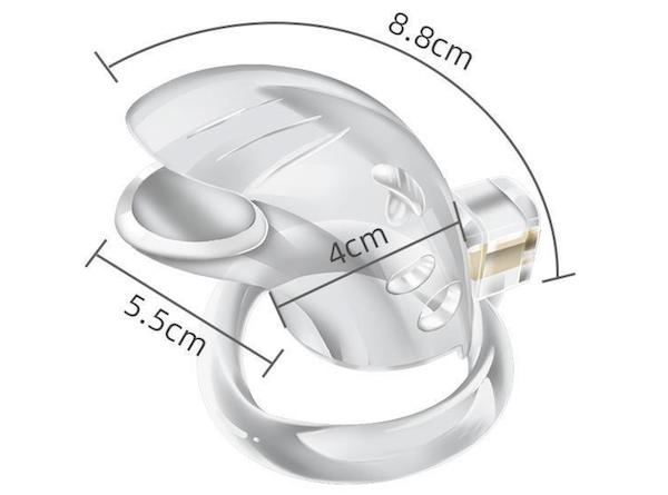 Khóa dương vật nhựa cứng Mizzzee tăng kích thích cho cuộc yêu BDSM