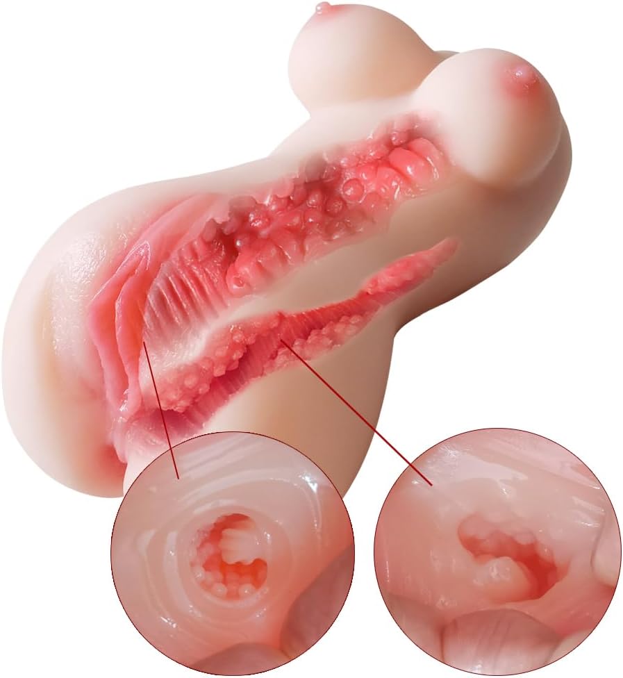 Búp bê bán thân mini giá rẻ 700g là món đồ chơi thủ dâm nam vô cùng tuyệt vời mà chắc chắn bạn nên sở hữu. Với thiết kế giống thật, phía trước là bộ ngực đẹp và âm đạo hấp dẫn, phía sau là cặp mông và hậu môn đầy đặn, nhìn là mê ngay.  Bạn có thể điều khiển búp bê tình dục mini bằng một tay, có thể cầm qua lại hoặc có thêm cảm giác bằng cách xoay nó.  Bên trong lỗ âm đạo và hậu môn của búp bê tình yêu là các rãnh gân gai nổi massage, đó là điều mà âm đạo tự nhiên không thể có được.  Chiều dài của âm đạo là 17cm, chiều ngang là 10cm. Âm đạo giả nguyên khối này chắc chắc có thể thay thế bạn tình của bạn vì có những đường gờ nhỏ bên trong. Bộ ngực của thân búp bê nữ là một sự hiện diện đáng yêu và khiến cô ấy trông đẹp hơn.    Chất liệu TPE công nghệ cao sẽ mang lại cho bạn cảm giác chân thực nhất, siêu mềm và đàn hồi. Kể cả sau nhiều lần sử dụng, nó vẫn có thể giữ được hình dạng và độ khít bót như ban đầu.  Búp bê silicon nhỏ gọn hoàn toàn không thấm nước, rất hữu ích khi sử dụng trong phòng tắm hoặc những nơi tương tự.  Ngoài ra, búp bê bán thân cỡ nhỏ rất dễ làm sạch, chỉ cần rửa sạch bằng xà phòng và nước và lau khô.
