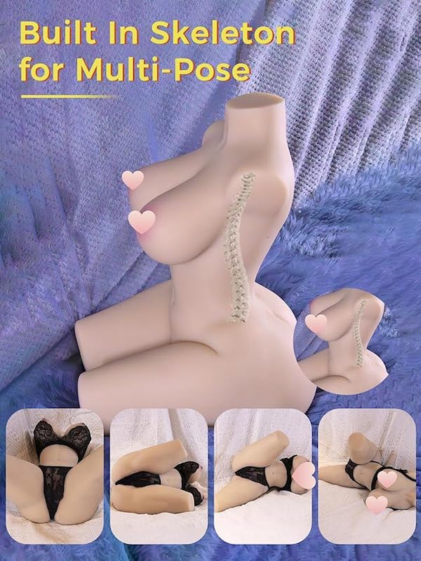 Búp bê tình dục bán thân 6kg silicon nguyên khối cao cấp giá rẻ