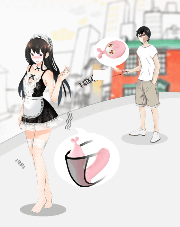 Dương vật giả tai thỏ gắn quần chip rung Lilo We Love massage điểm G