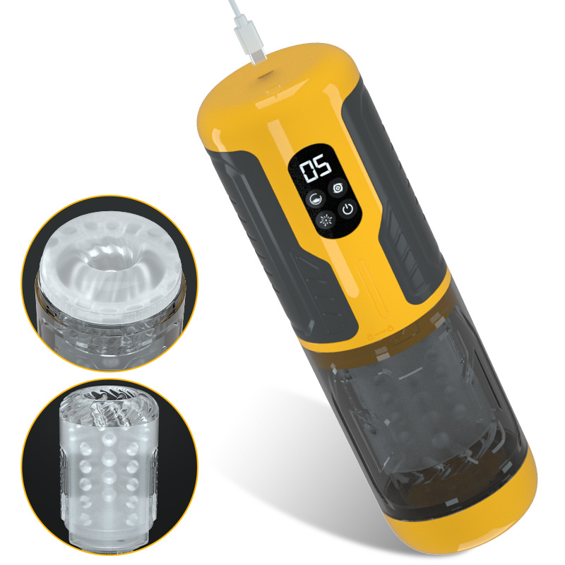 Âm đạo giả đa năng D08C 4 in 1 rung thụt xoay bú liếm hút tự động