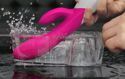 Nalone Rhythm massage rung Bluetooth cảm biến âm thanh silicone cao cấp