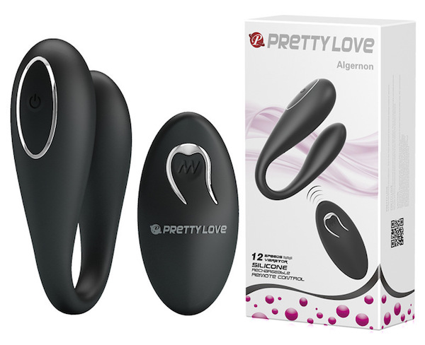 Trứng rung tình yêu 2 đầu Prettylove Algernon máy massage điểm G không dây