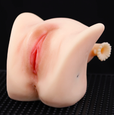 Âm đạo giả ManMiao 3 đầu rung sưởi ấm và cấu trúc tử cung như thật