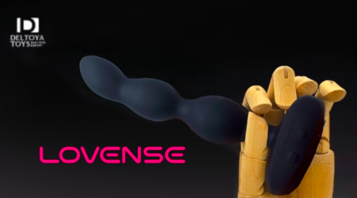 Lovense Ridge máy rung ngoáy kích thích hậu môn kết nối App điện thoại