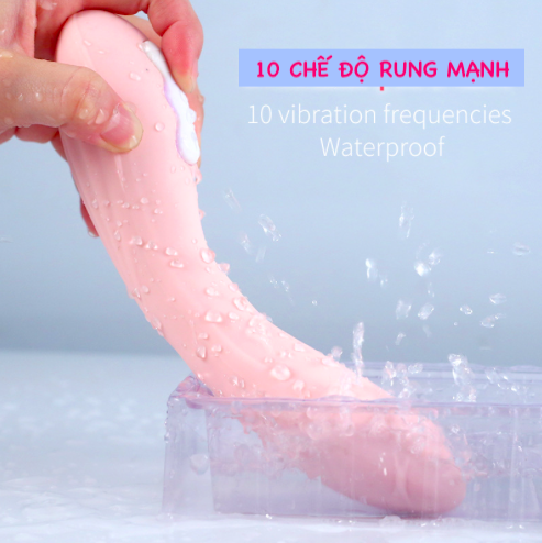 Máy rung Heated Vibrator ManMiao sưởi ấm, 10 chế độ rung đa năng