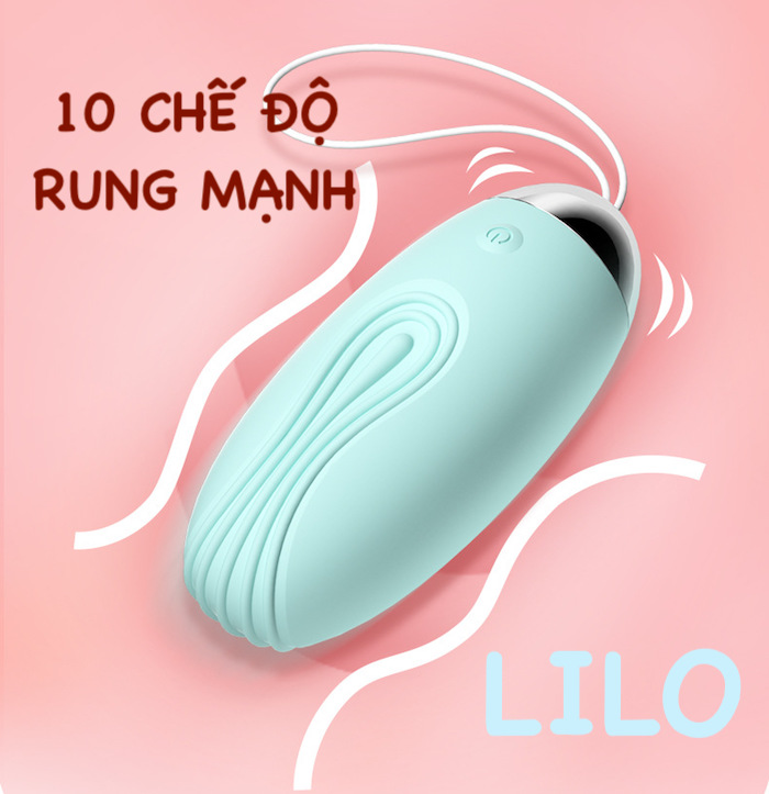 Trứng rung tình yêu Lilo không dây sạc USB remote điều khiển từ xa