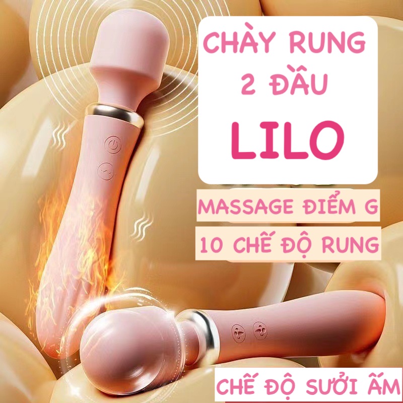 Chày rung mát xa đa năng có sưởi ấm Lilo