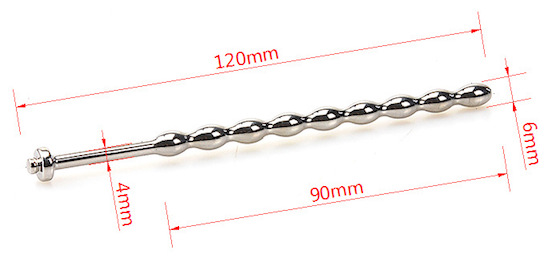 Bộ xung điện kích thích hậu môn niệu đạo bằng kim loại sextoy bạo dâm