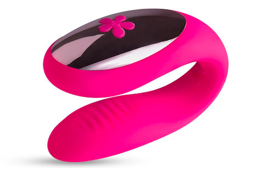 Máy massage âm đạo rung 2 đầu EasyToys điều khiển từ xa