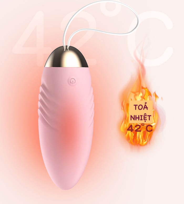 Trứng rung Lilo sưởi ấm không dây điều khiển từ xa sạc USB