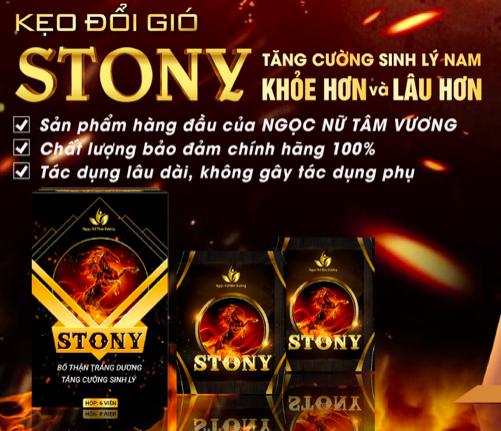 Kẹo đổi gió Stony chính hãng tăng sinh lý kéo dài thời gian