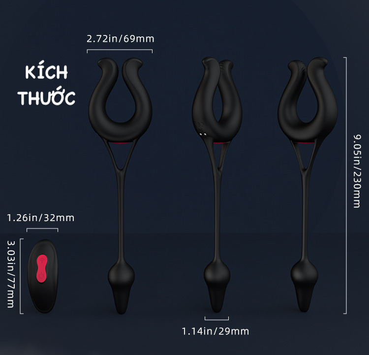 que rung hậu môn shander kết hợp vòng đeo dương vật chống xuất tinh sớm s-hander