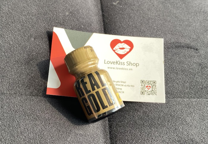 Popper Real Gold 10ml chính hãng Mỹ cho Top Bot tăng khoái cảm