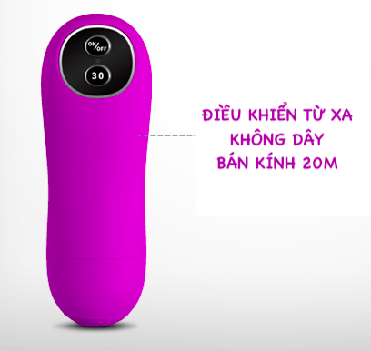 Trứng rung đôi Pretty Love Indulgence massage điểm G điều khiển