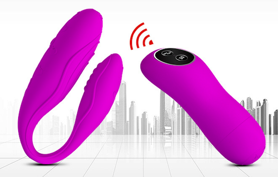 Trứng rung đôi Pretty Love Indulgence massage điểm G điều khiển