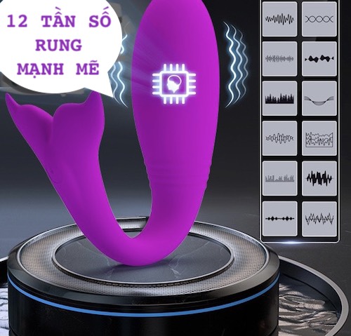 Trứng Rung Cá Heo Điều Khiển Qua App Điện Thoại Pretty Love JayLeen