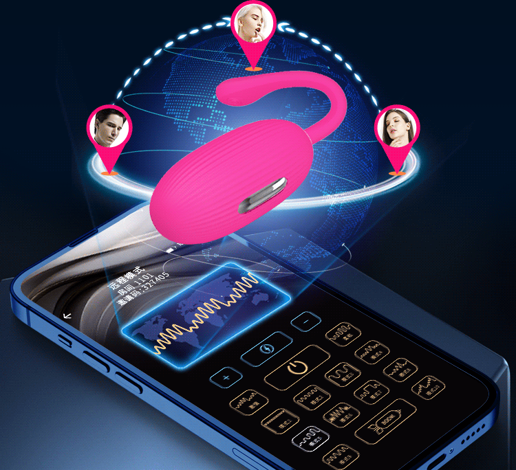 Trứng rung thông minh Pretty Love Doreen sốc điện điều khiển qua app kết nối bluetooth