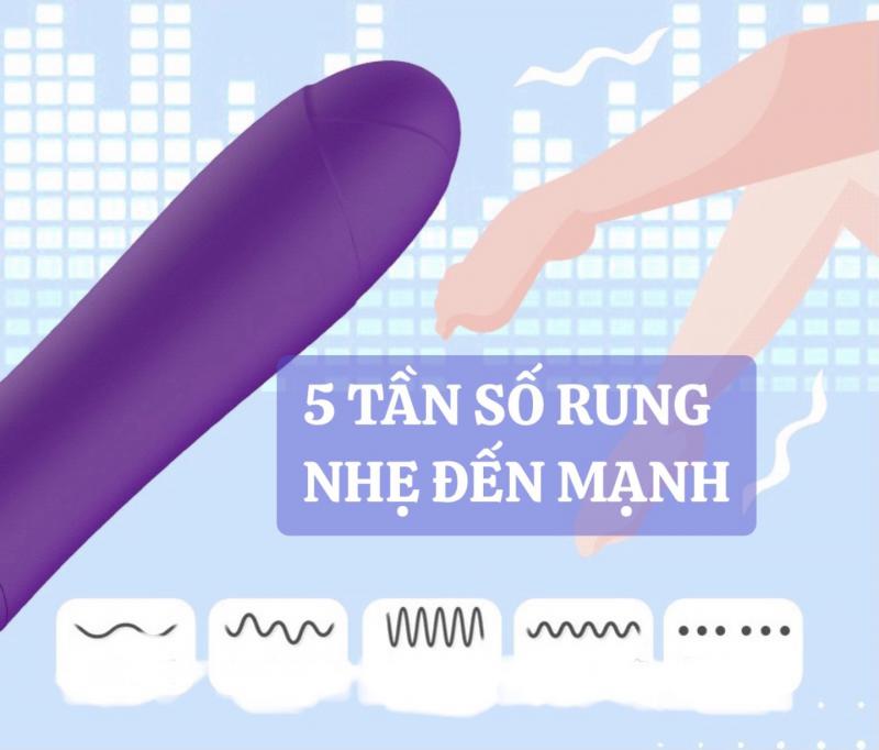 Chày rung massage We Love LiLo 5 chế độ rung silicon y tế giá rẻ nữ