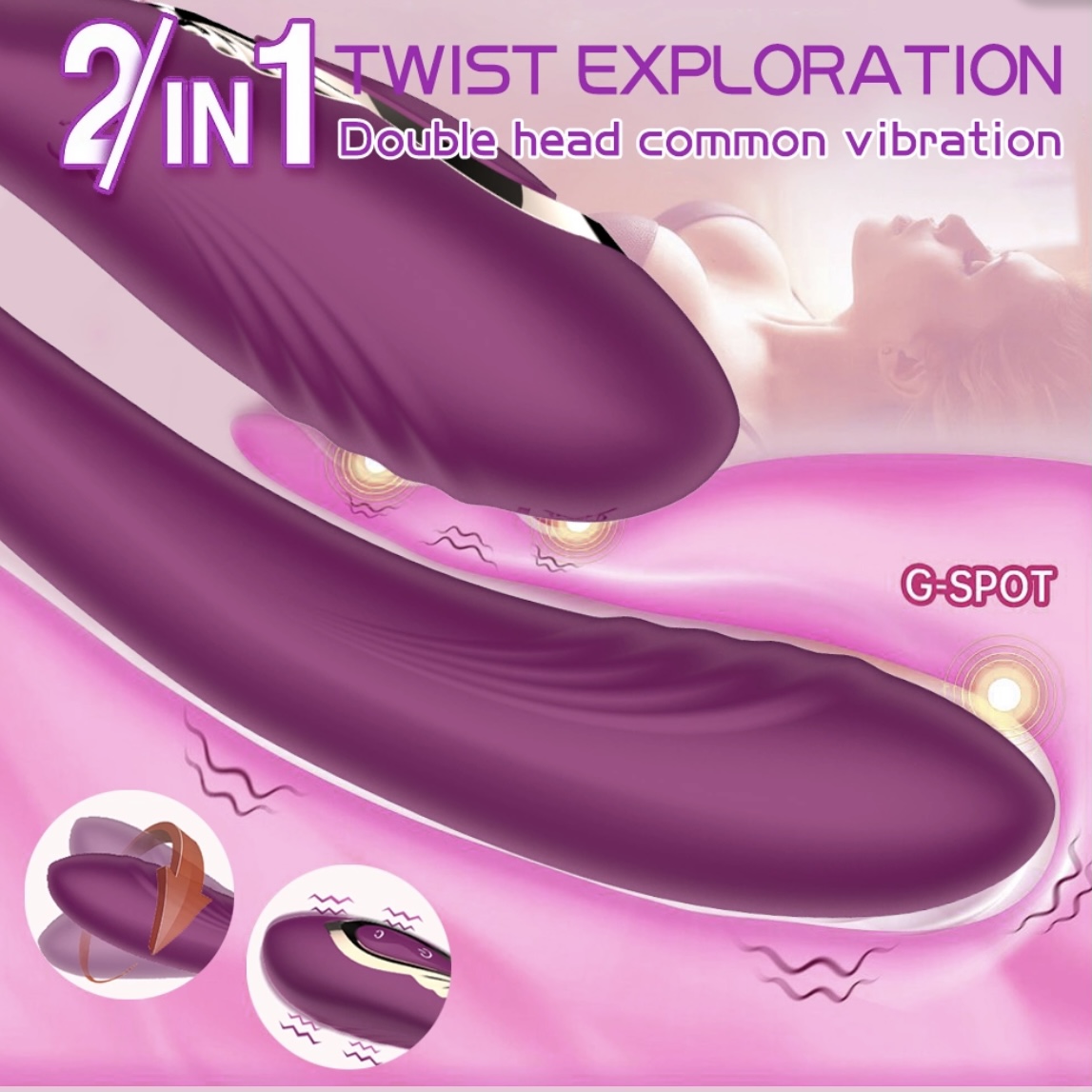 Trứng rung tình yêu 2 đầu rung mạnh silicon y tế sạc USB