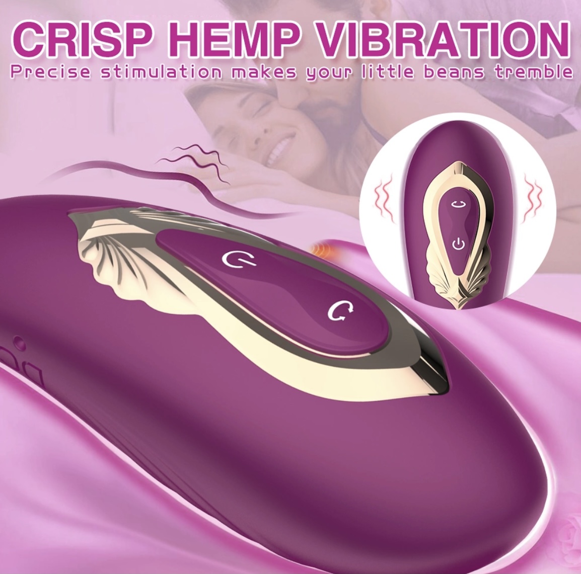 Trứng rung tình yêu 2 đầu rung mạnh silicon y tế sạc USB