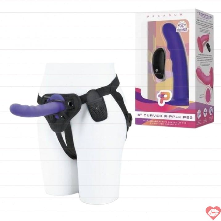 Pegasus Strap-On Tím Cong – Rung Mãnh Liệt Thỏa Mãn 
