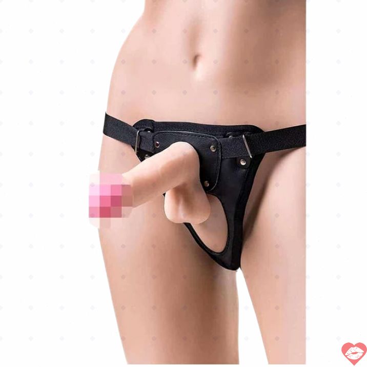 Strap-on RealStick Hunter TPR 14.5cm Da Thật Siêu Thực Tế 