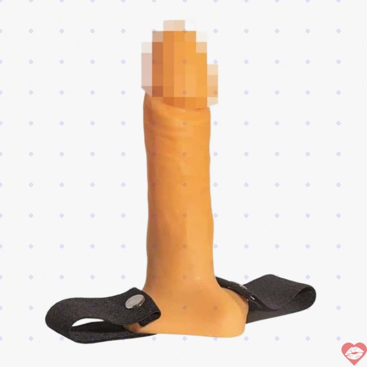 Strapon Rỗng DjaGa 17.5cm Da Thịt 4cm Hoang Dã 