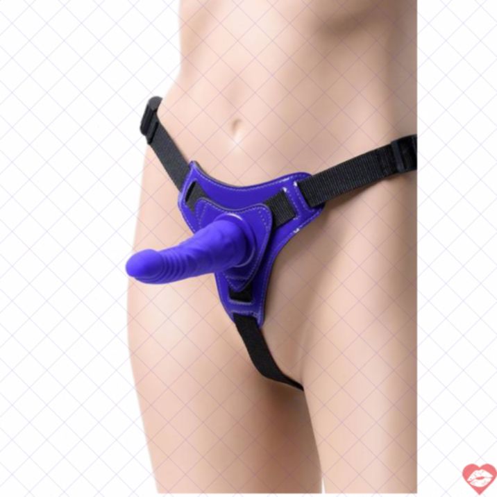 Strapon Tím Silicon Toyfa 14cm Khoái Lạc Đỉnh Cao Mãnh Liệt 