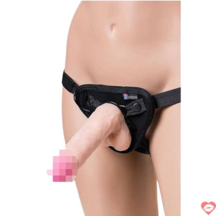 Strapon LoveToy Uni Rung 19cm Unisex Đam Mê Song Hành 
