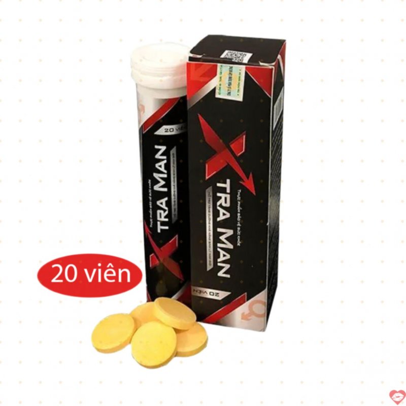 Viên sủi Xtraman chính hãng tăng cường sinh lý nam uống tiện lợi hiệu quả 